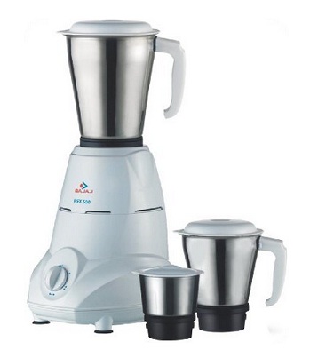 India Desire : Buy Bajaj Rex 500-Watt Mixer Grinder with 3 Jars At Rs. 1699 Only From Amazon